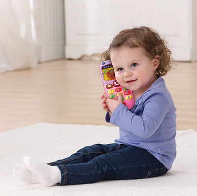 VTech Baby Roze Speeltelefoon met Licht en Geluid