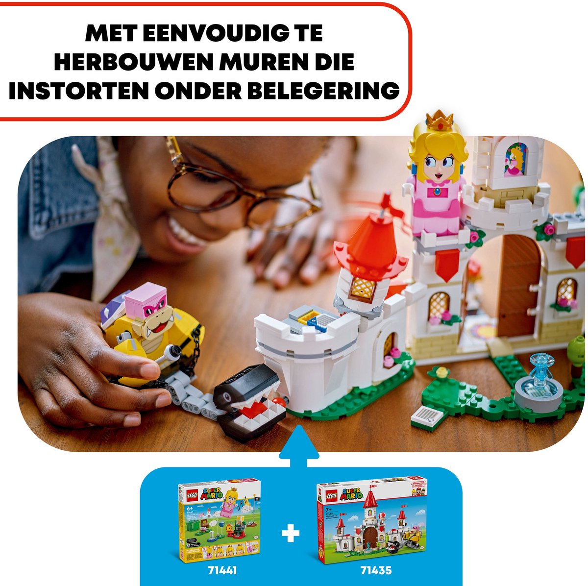 LEGO Super Mario Peachs Kasteelgevecht met Roy - 71435