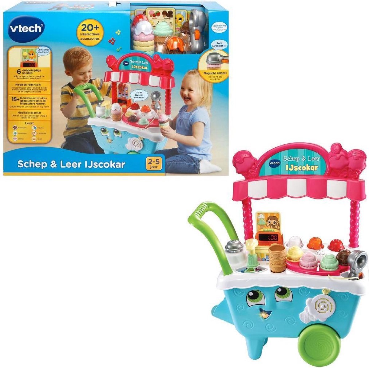 VTech Schep & Leer IJscokar voor Interactief Speelplezier