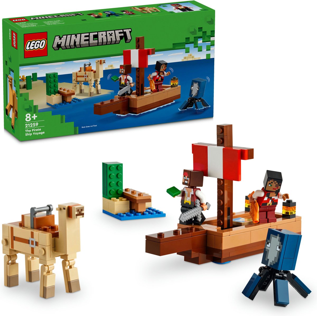 LEGO Minecraft Piratenschip Avontuur - 21259