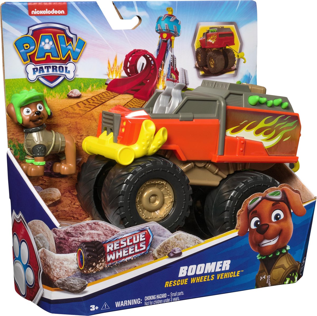 PAW Patrol Monstertruck met Boomer Figurine