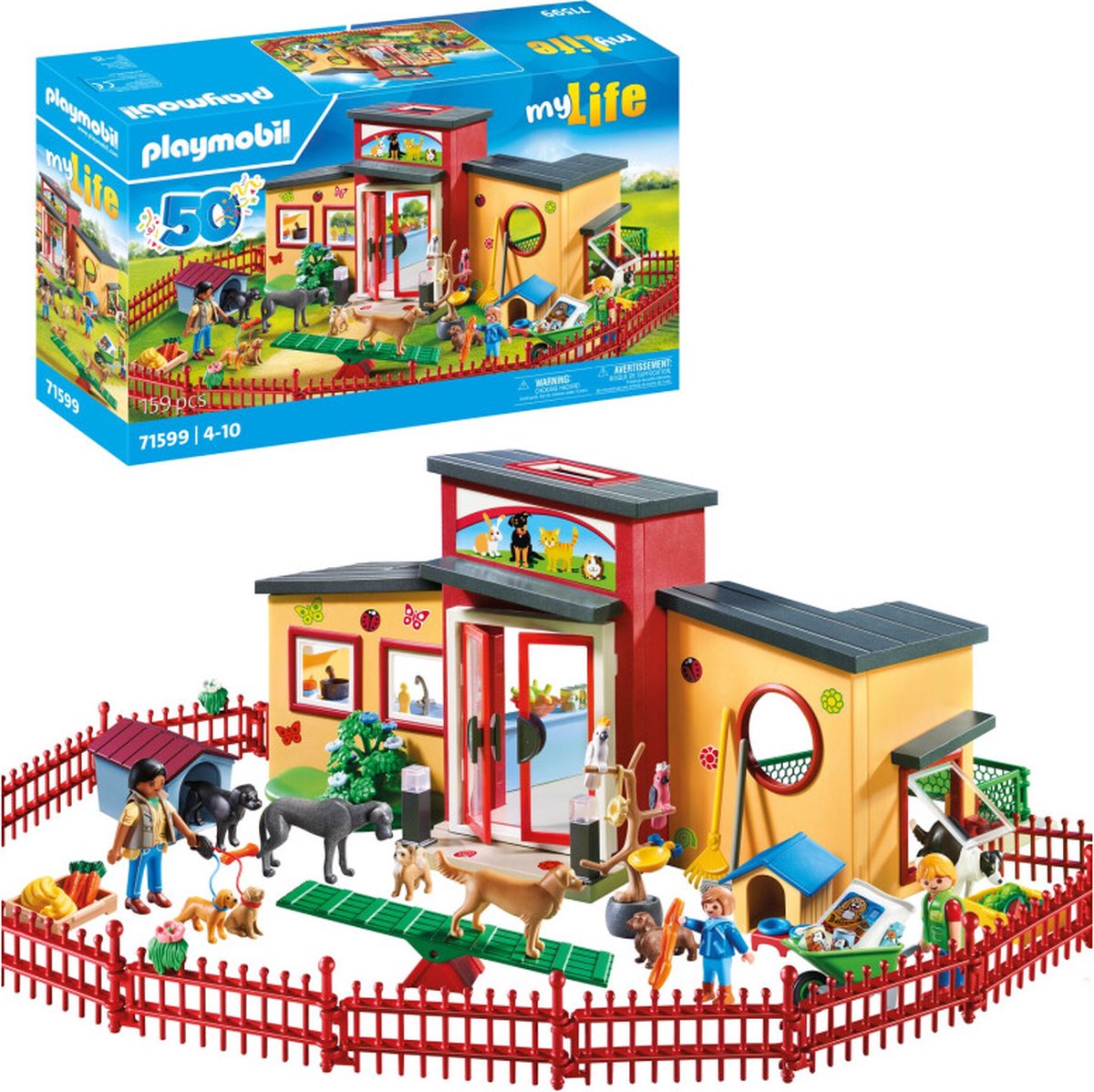 PLAYMOBIL Dierenpension 50 Jaar Jubileumset - 71599