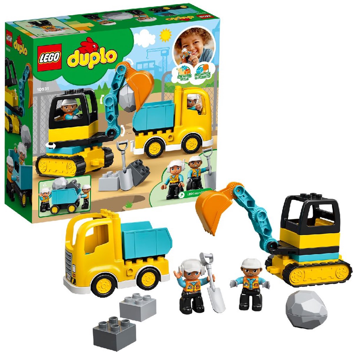 LEGO DUPLO Vrachtwagen en Graafmachine - 10931
