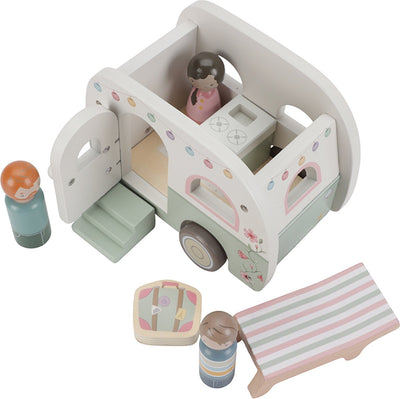 Little Dutch Speelgoedauto met Caravan - FSC Gecertificeerd