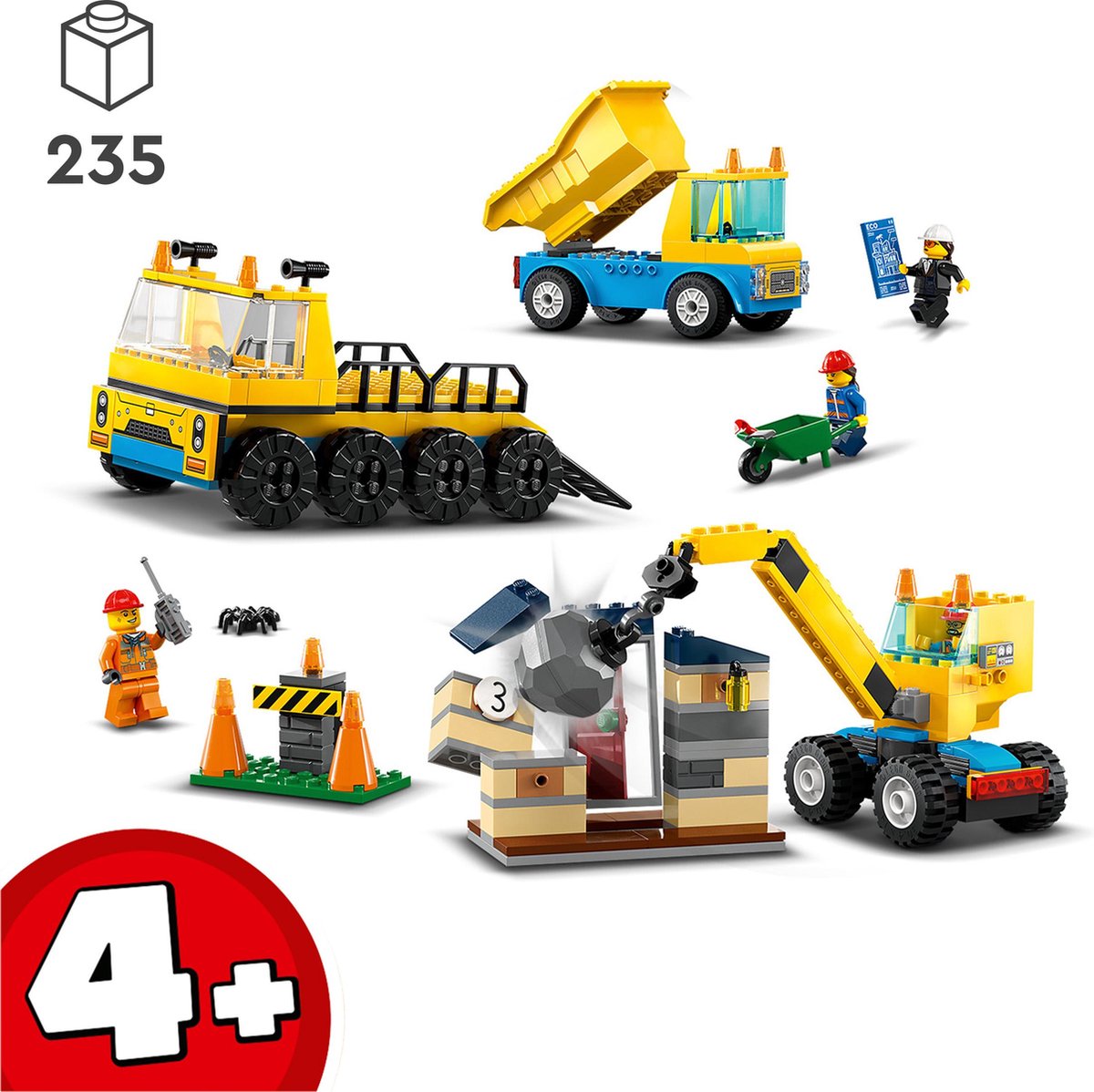 LEGO City Bouw- en Sloopvoertuigen Set - 60391