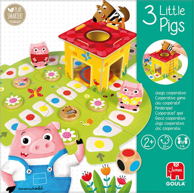 Goula 3 Kleine Biggetjes Houten Spel