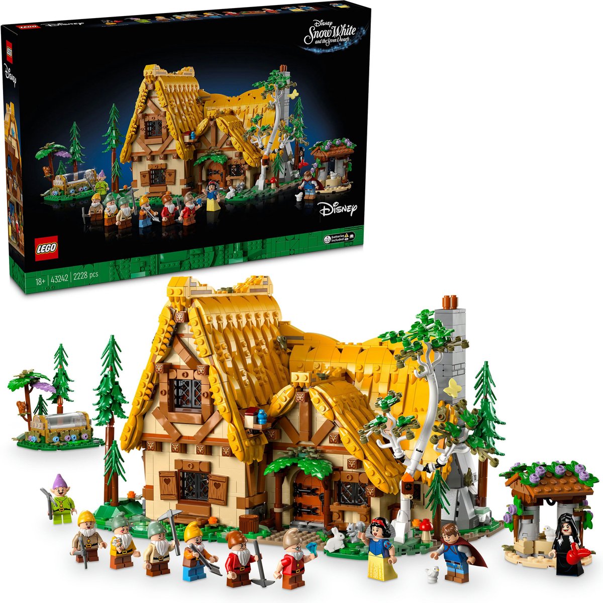LEGO Disney Sneeuwwitje en de Zeven Dwergen Huis - 43242