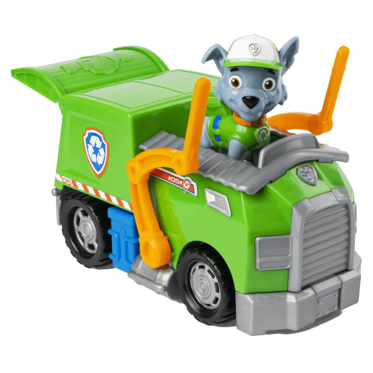 PAW Patrol Rocky's Recycleerwagen met Verzamelbare Figuur