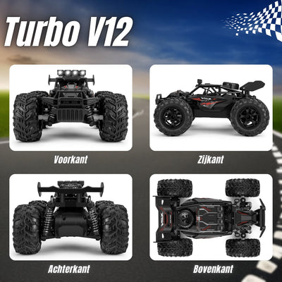 VERTREX Turbo V12 RC Auto voor Volwassenen & Kinderen