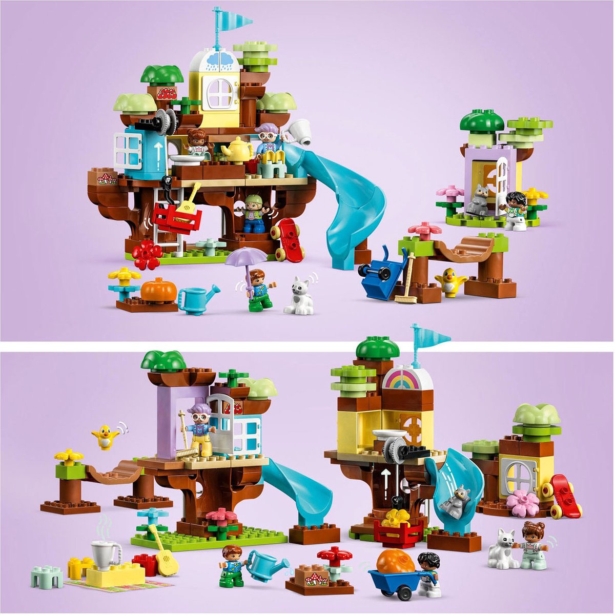 LEGO DUPLO 3in1 Boomhut Speelset voor Peuters - 10993