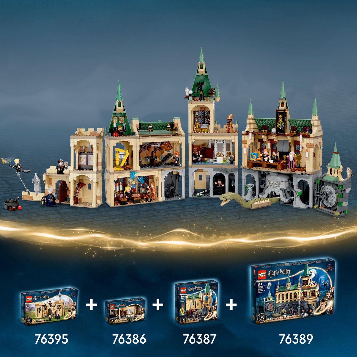 LEGO Harry Potter Zweinstein: De Eerste Vliegles - 76395