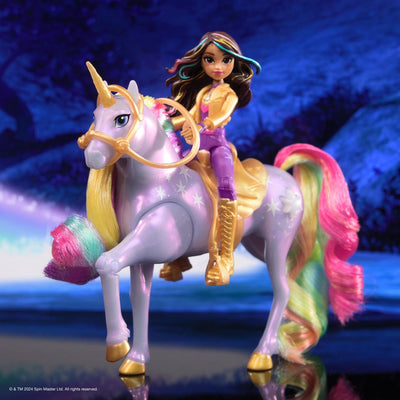 Unicorn Academy Sophia & Wildstar met Regenbooglicht