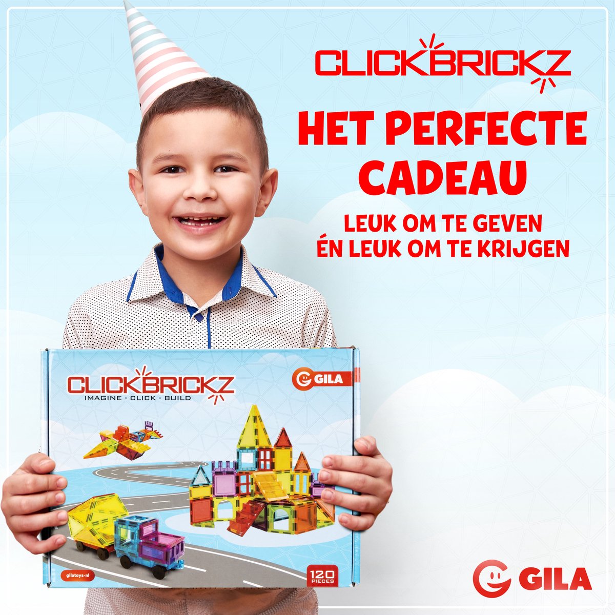 GILA Magnetisch Speelgoedset 120-delig