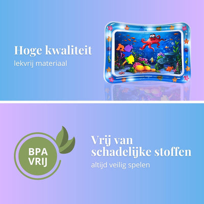 Tenify Opblaasbaar Speelkleed Watermat voor Baby's - Blauw