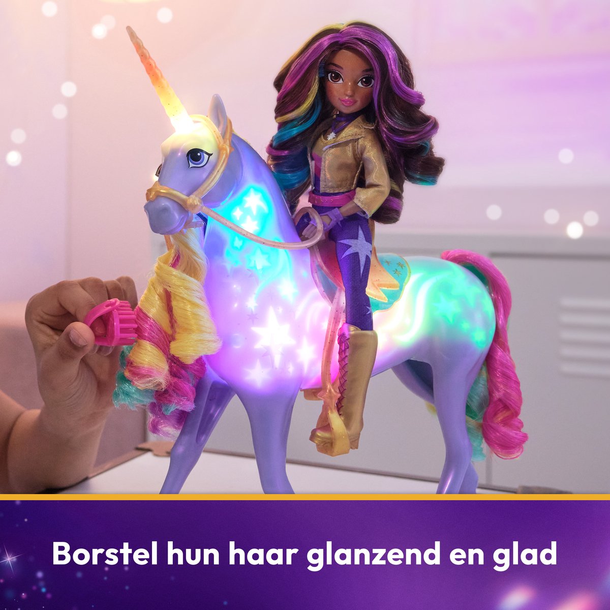 Unicorn Academy Sophia & Regenboog Wildstar Pop met Interactieve Eenhoorn