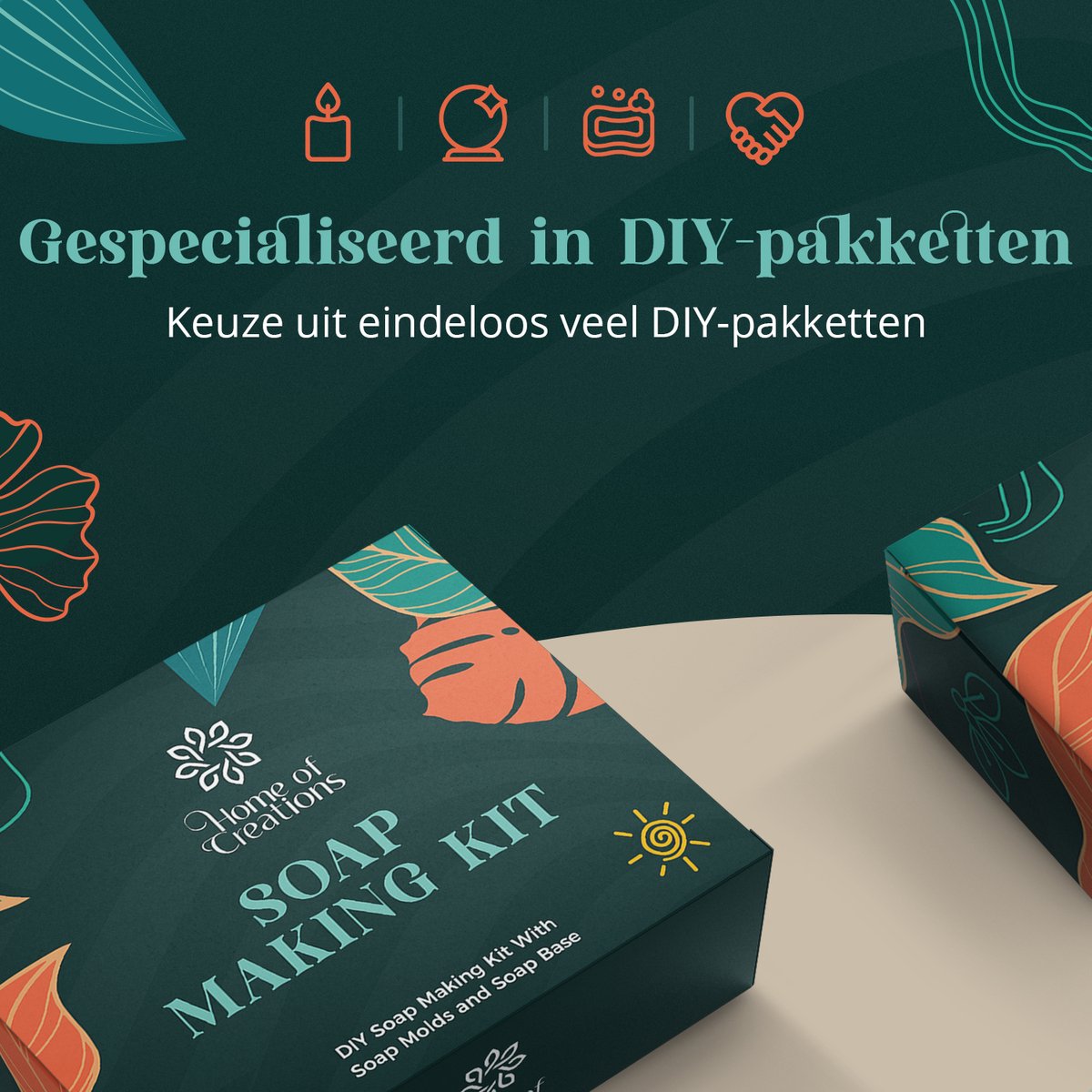 Home of Creations DIY Soja Kaarsenpakket voor Volwassenen