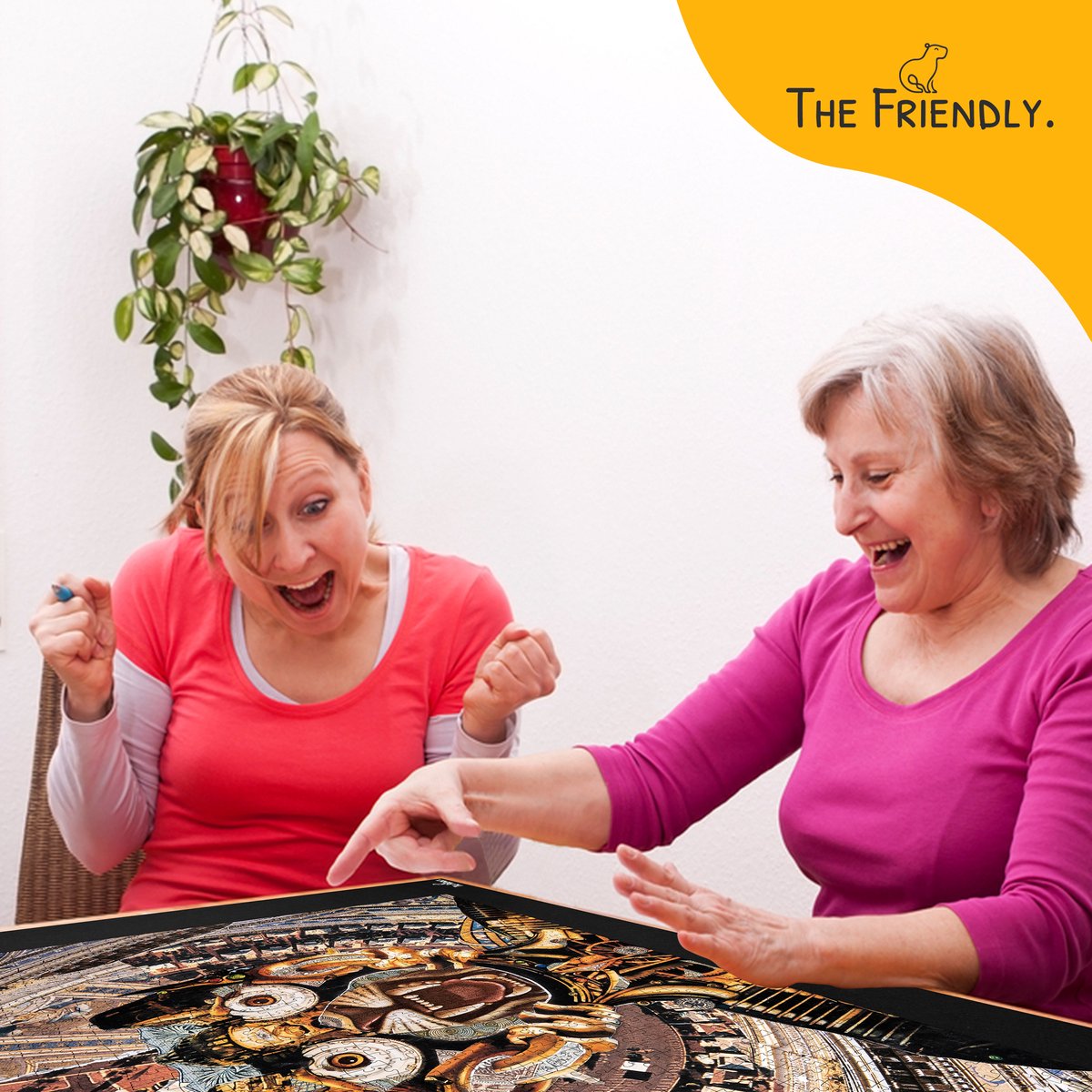 The Friendly Puzzelmat Antislip 500-1500 Stuks