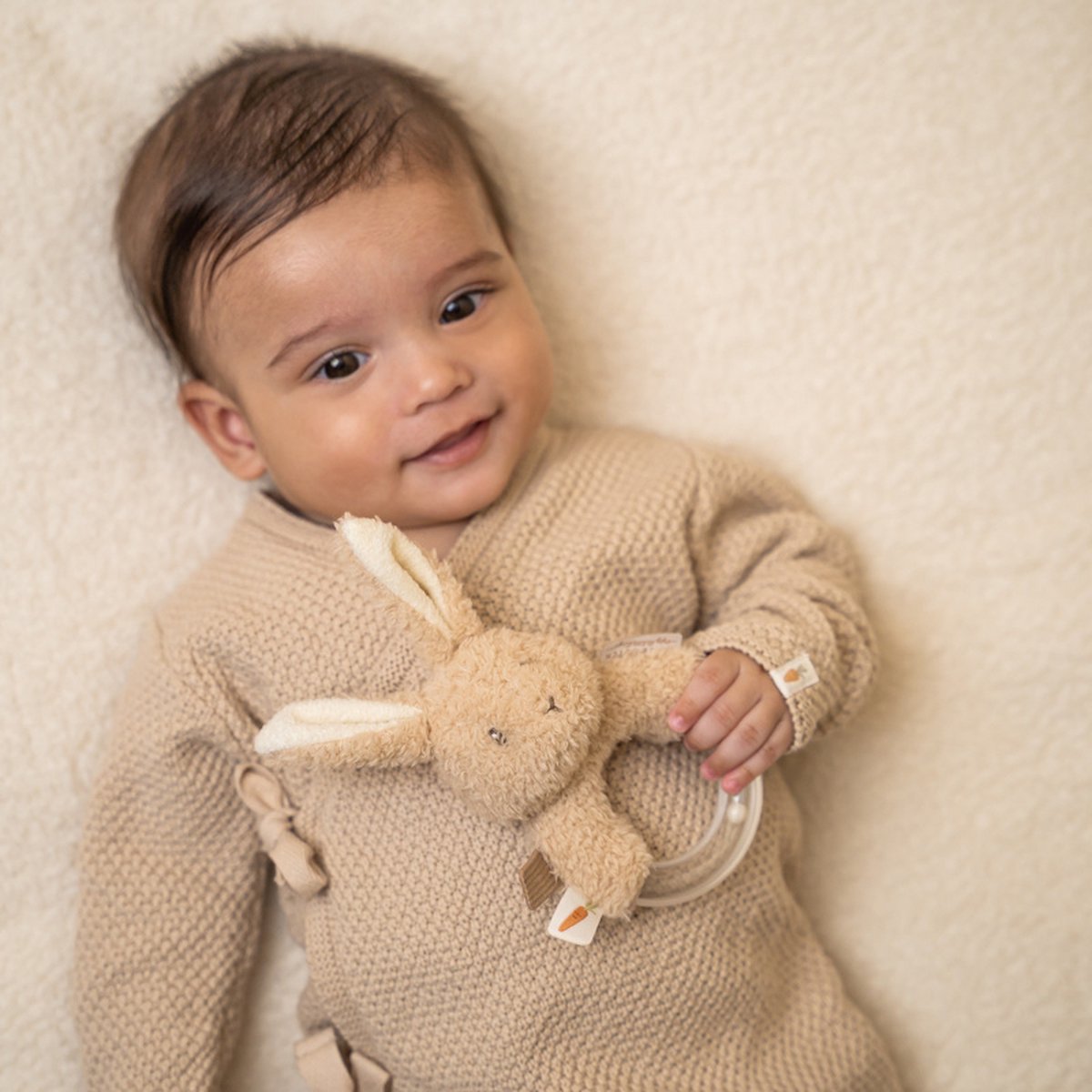 Little Dutch Schattige Baby Bunny Rammelaar Ring