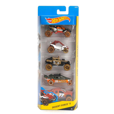 Hot Wheels Cadeauset met 5 Stoere Auto's