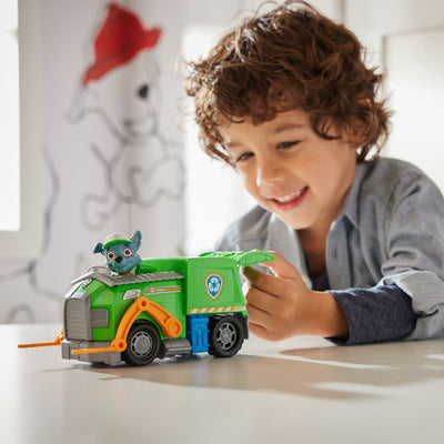PAW Patrol Rocky's Recycleerwagen met Verzamelbare Figuur