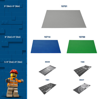 LEGO Classic Grijze Bouwplaat 48x48 - 11024