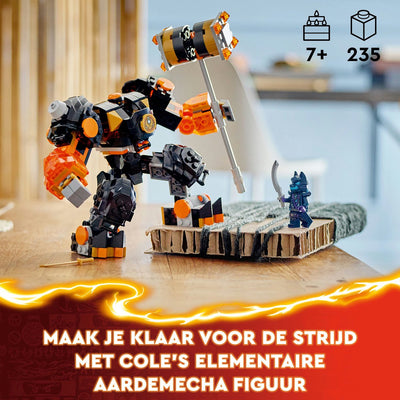 LEGO NINJAGO Elementaire Aardrobot van Cole - 71806