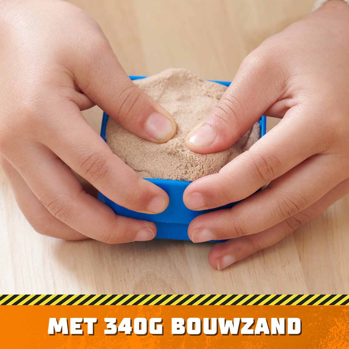 Rubble & Crew Kinetic Speelset Bouwplaats met Kraantoren