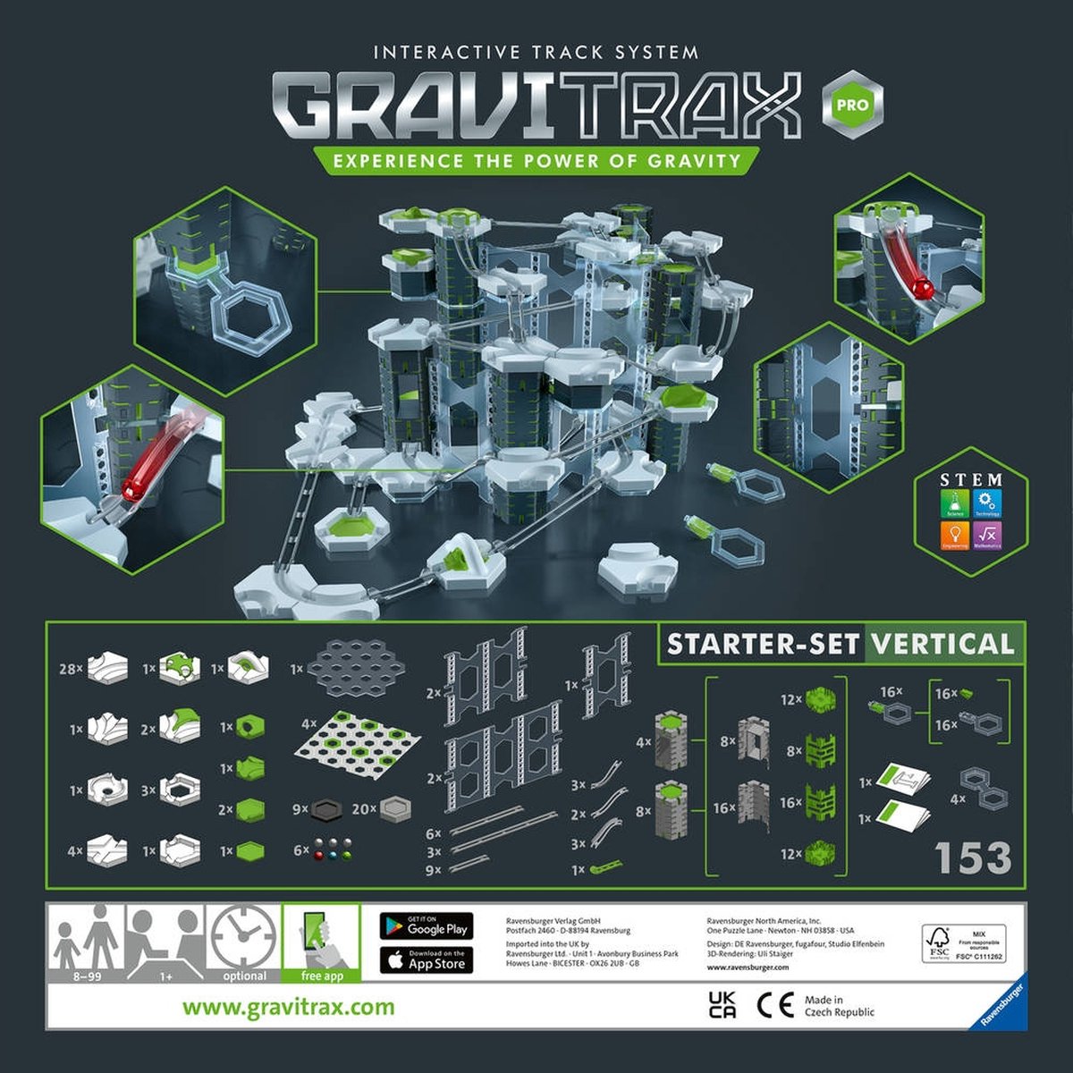 GraviTrax Verticale Startset - Ravensburger Knikkerbaan