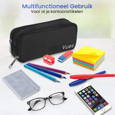 Vues Zwarte Etui voor Volwassenen en Kinderen