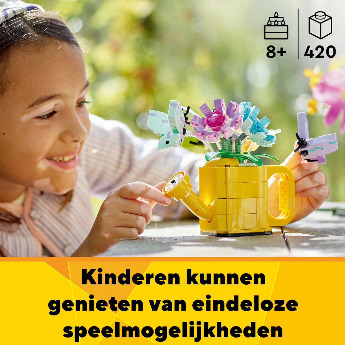 LEGO Creator 3in1 Bloemen in een Gieter - 31149
