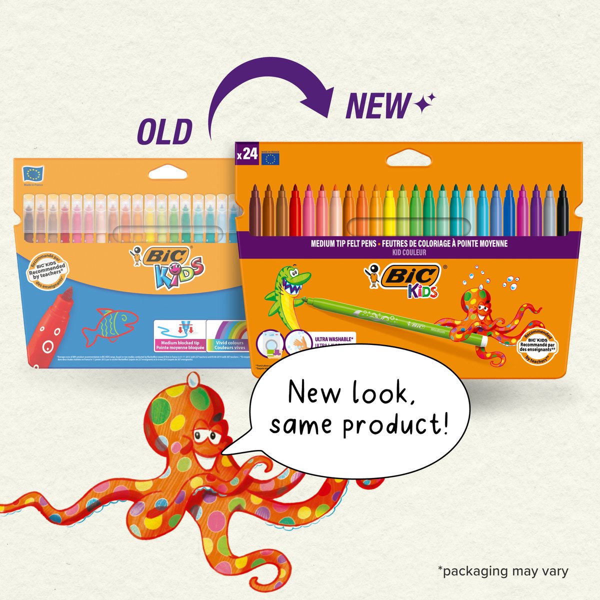 BIC Kid Couleur Viltstiften Set - 24 Kleuren