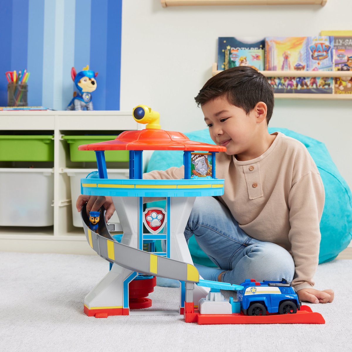 PAW Patrol Controle Toren Speelset met Chase & Voertuig