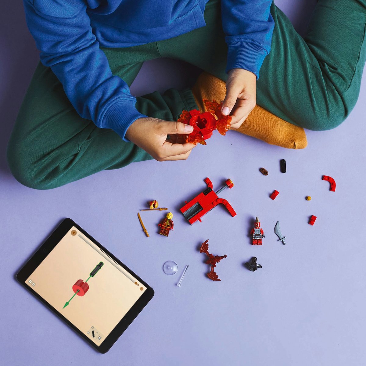 LEGO NINJAGO Kai Draken Spinjitzu Actie - 71823