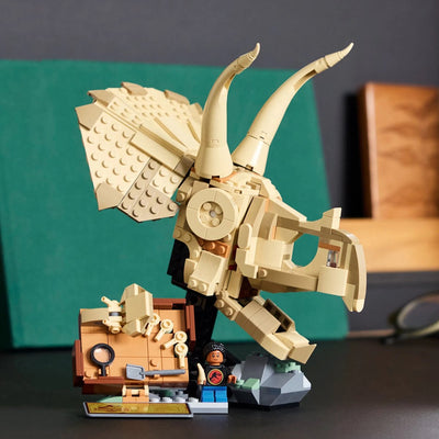 LEGO Jurassic World Triceratops Fossielen Schedel - 76969