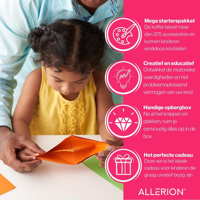 Allerion® Complete Ambachtelijke Knutselset - 375 Accessoires