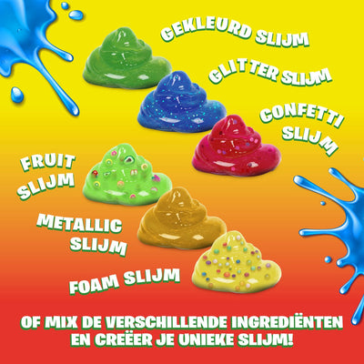 JOYA CREATIVE Slime XXL Set voor Kinderen - 6 Verschillende Soorten