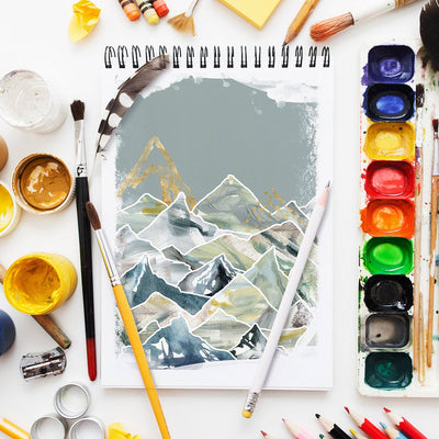 Oxford A4 Schetsboek 100gr 50 Vel met Spiraal