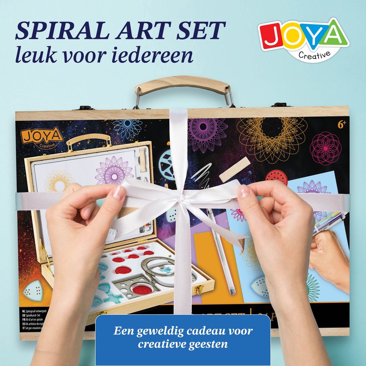 JOYA CREATIVE Luxe Spiraalkunstset voor Kinderen - 24 Stuks