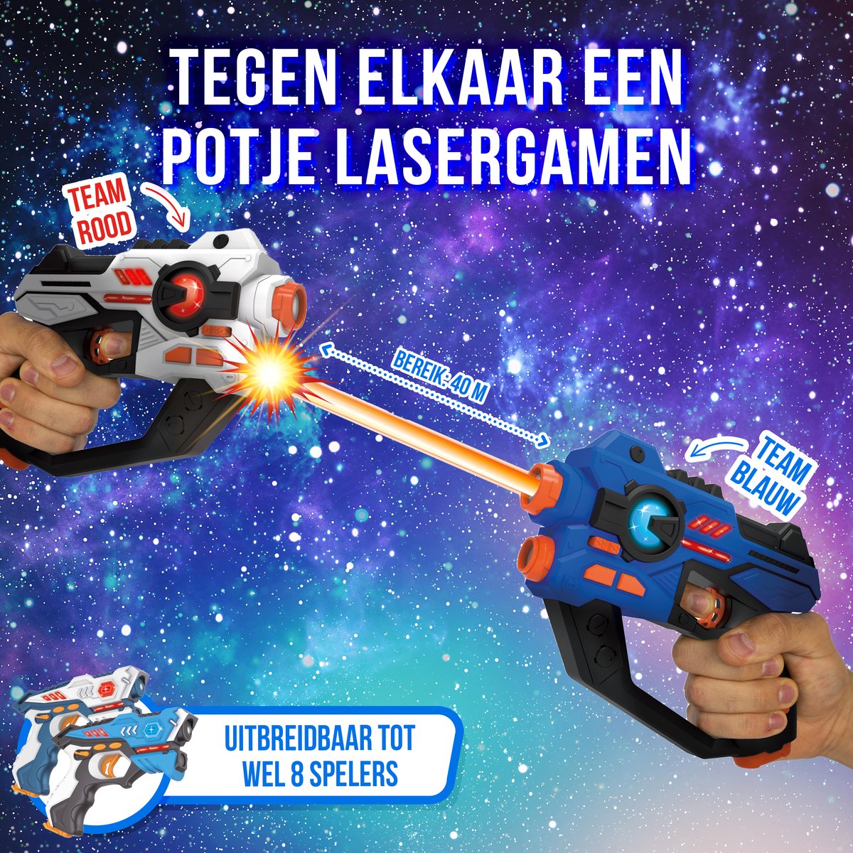 Silvergear Interactieve Lasergame Set met Projector