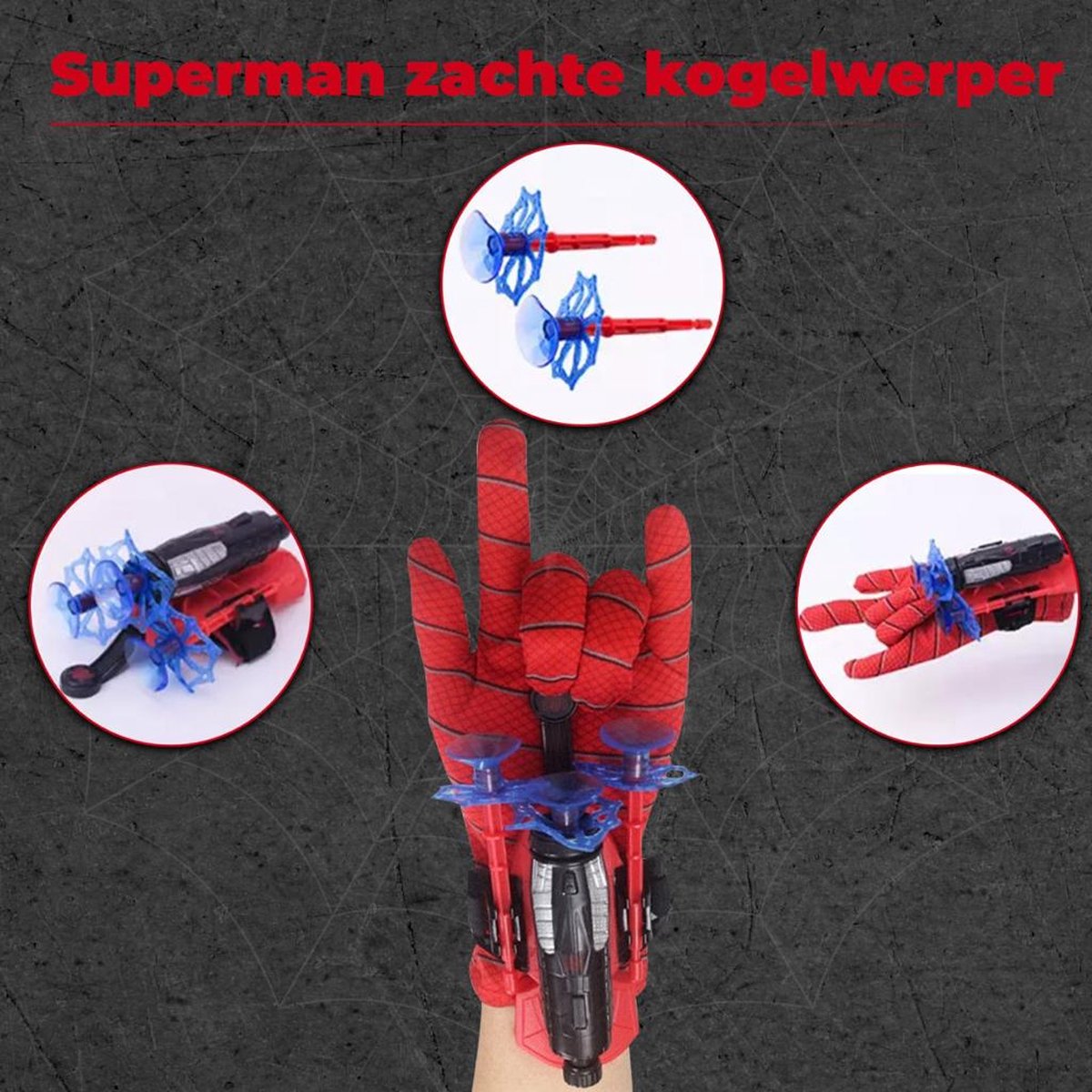 Sans marque Spiderman Web Shooter Speelgoed