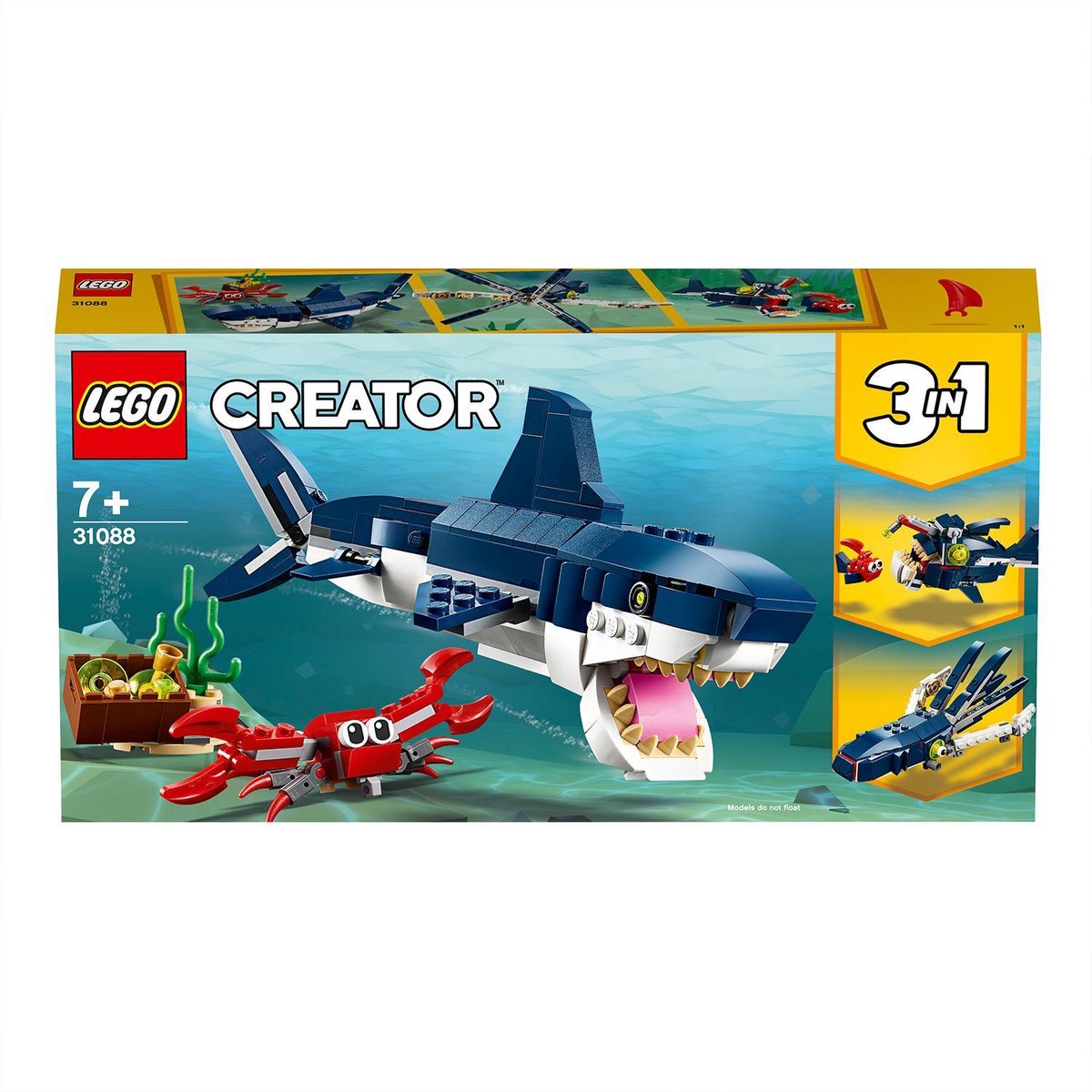LEGO Creator 3-in-1 Onderwater Wezens - 31088