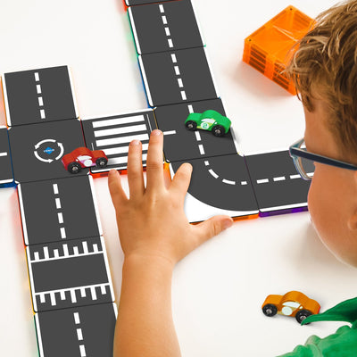 COBLO Magnet Toppers Roads 50-delig Educatief Speelgoed