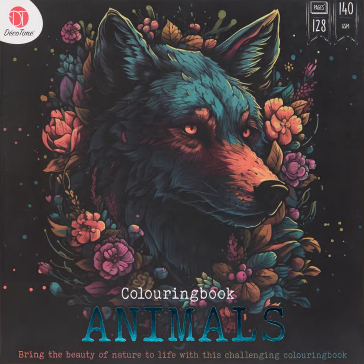 DecoTime XL Kleurboek voor Volwassenen - Dieren - 128 Pagina's