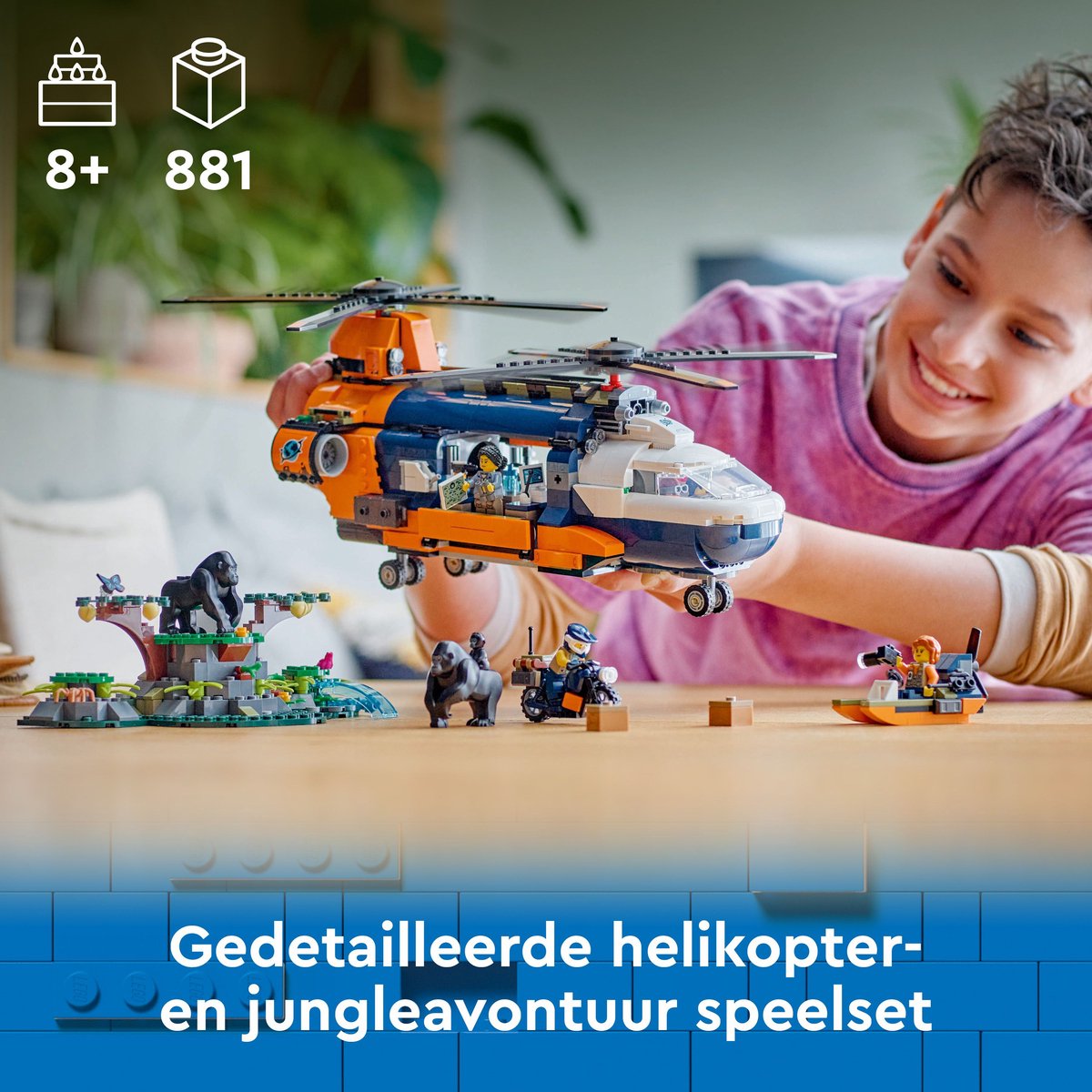 LEGO City Jungle Helikopterbasis - 60437