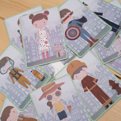 Little Dutch Magnetisch Speelbord Jim en Rosa Figuren Set