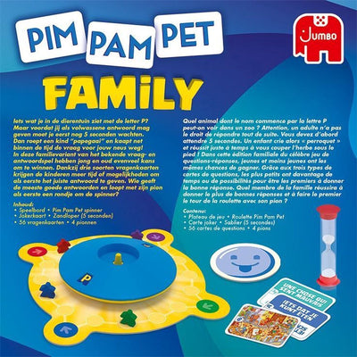 Jumbo Pim Pam Pet Familie Trivia Spel