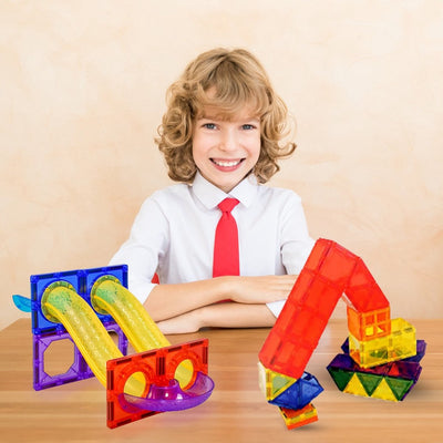 Magnaminds Magnetische Marmerbaan - 102-delig