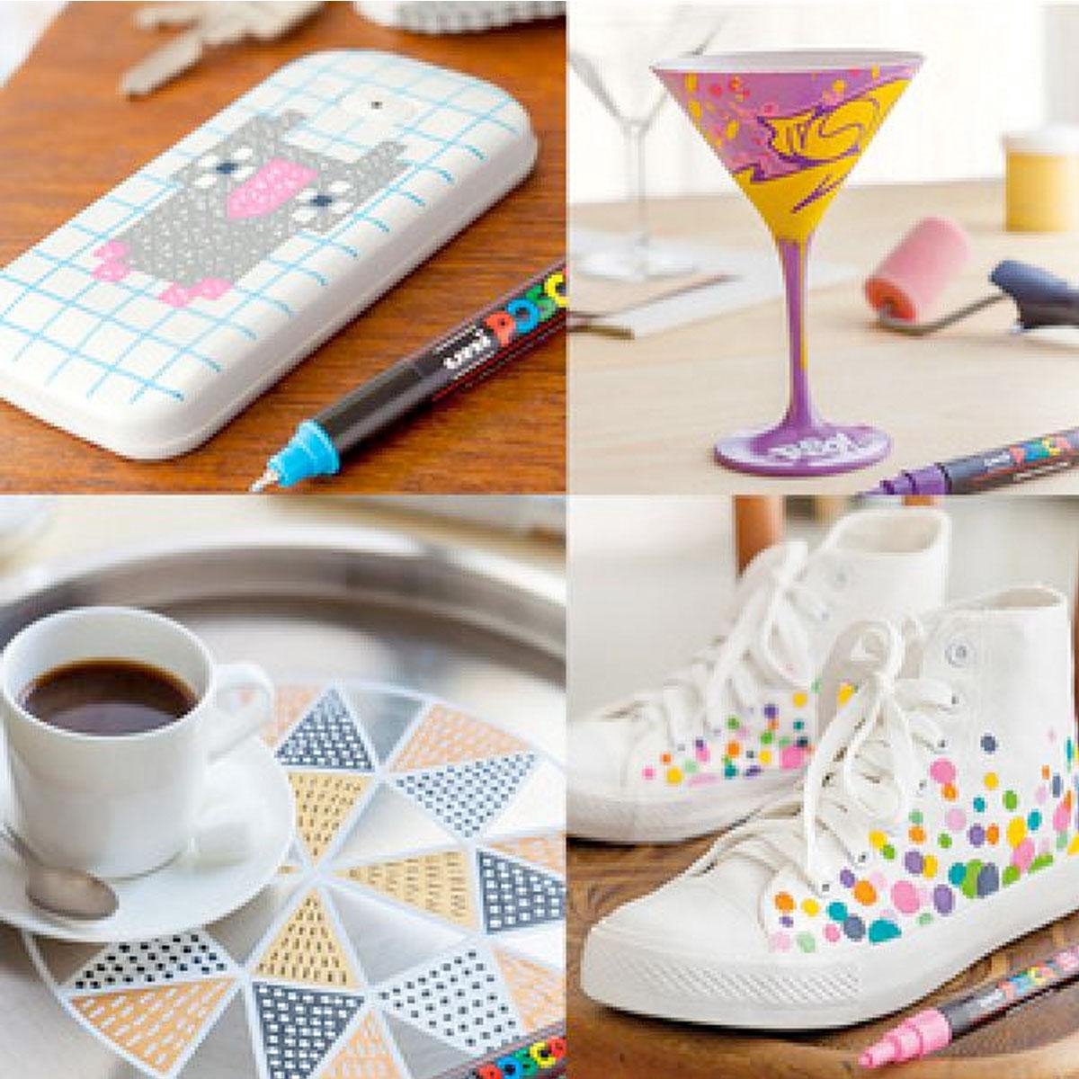 Posca 1MC Stiftenset in Diverse Kleuren