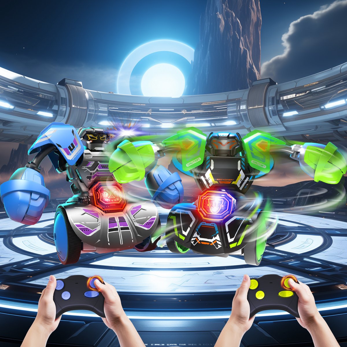 Silverlit Robo Kombat TORNADO Gevechtsrobots Duo