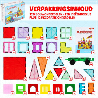 GILA Magnetisch Speelgoedset 120-delig